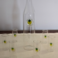 Set limoncello con 6 bicchieri