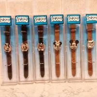 Lotto 6 orologi vintage Disney - Serie nuova rara