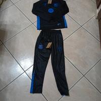 tuta tecnica Nike nero-viola