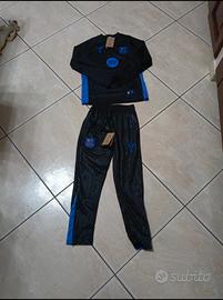 tuta tecnica Nike nero-viola
