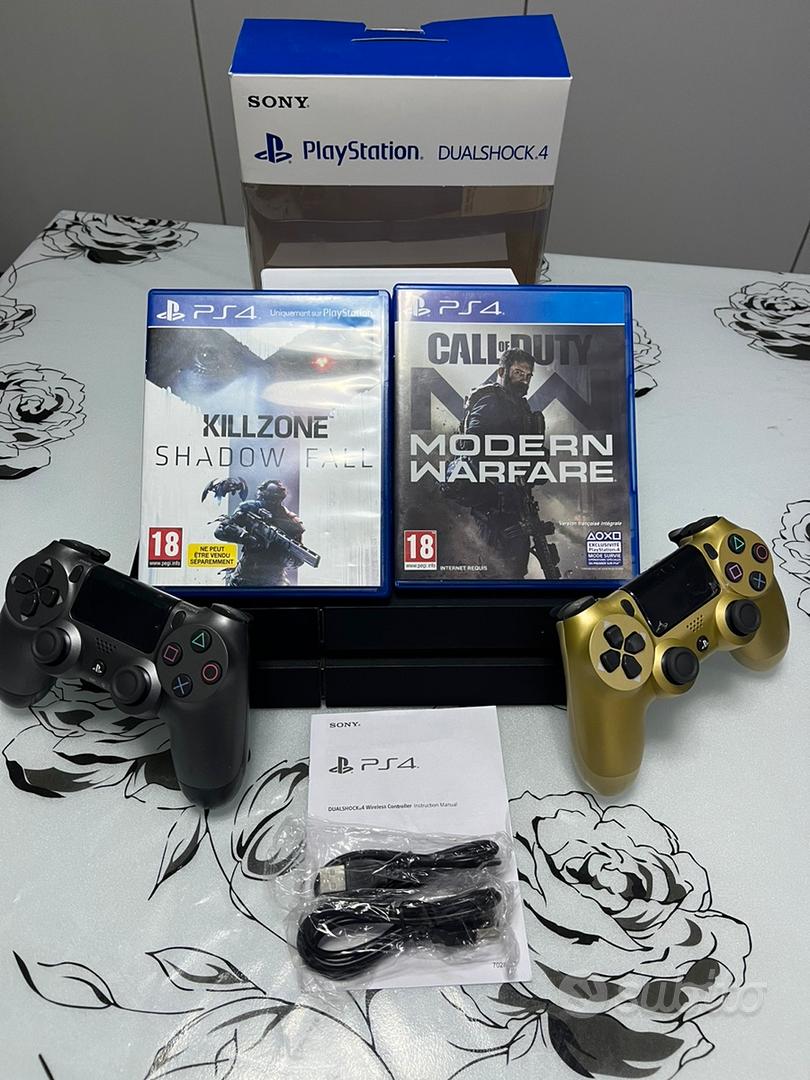 PS4 play station 4 + 2 joypa d killzone+call duty - Console e Videogiochi  In vendita a Modena