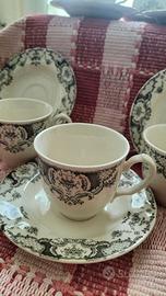 SET DA 6 TAZZE DA THÈ CÔTE TABLE