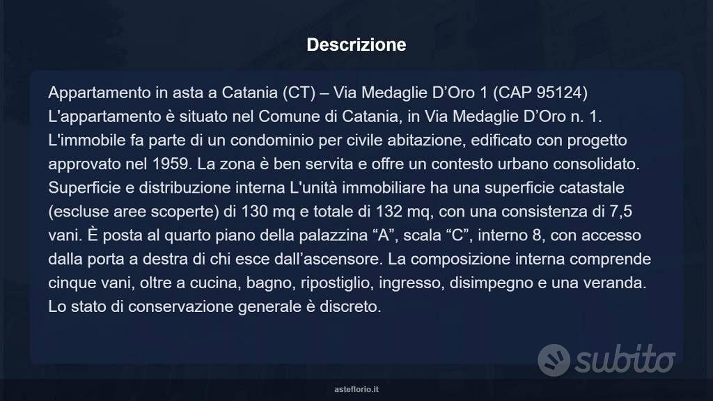 Appartamento – Catania, Curia, Monte Po-Nesima-San Leone-Rapisardi - Vista 4