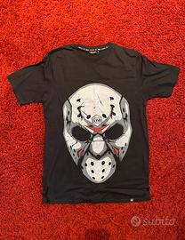 T-shirt Dolly Noire nera maschera hockey -taglia M