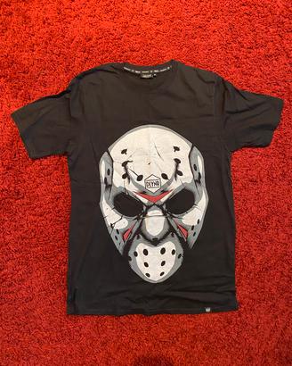 T-shirt Dolly Noire nera maschera hockey -taglia M