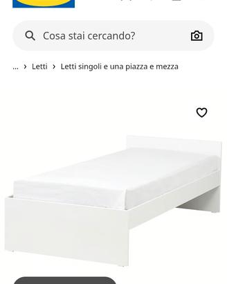 letto Ikea 1 piazza