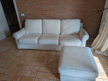 Divano Biba Salotti con pouf 