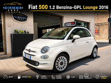 Fiat 500 1.2 Gpl - Lounge - Tetto Apribile 2016
