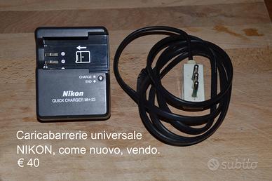 Caricabatterie universale nikon
