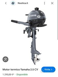 Motore fuoribordo Yamaha 2.5 CV 4 tempi
