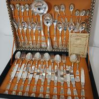 Servizio Posate Silver Plated 12 Persone Vintage M