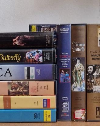 Videocassette vhs musica lirica