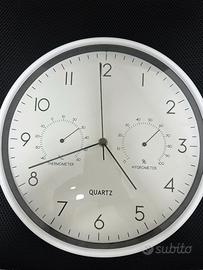 Orologio da parete con termometro e igrometro