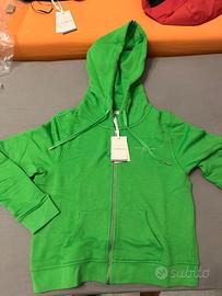 Tommy Hilfiger Donna Felpa con Cappuccio e Zip - M