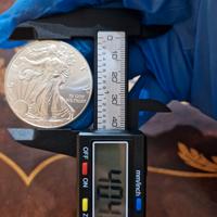 moneta d'argento puro 999 silver eagle 1 oz troy