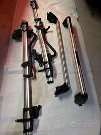 Audi portabici da tetto piu barre portatutto