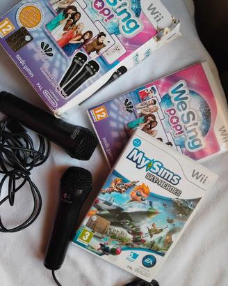 Lotto giochi nintendo Wii We sing pop + my sims 