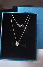 Collana Argento con  punto luce 