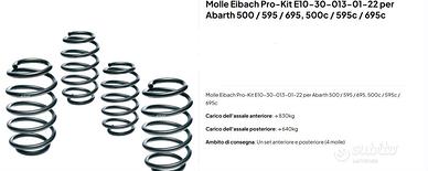 Molle Eibach Pro kit Abarth 595