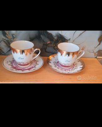 coppia di tazze da te' vintage 