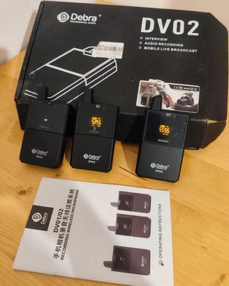 Debra DV02 - Sistema Microfono Wireless