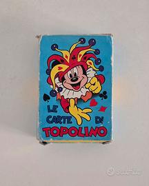 Carte da gioco Topolino Walt Disney 1979