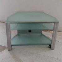 tavolo porta tv in vetro