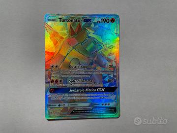 carte pokemon turtonator gx ghost full art