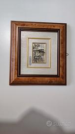 Quadretto Quadro Silver 925 "Trieste - San Giusto"