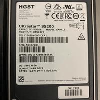 Lotto di 2 SSD SAS Ultrastar SS200 da 400 GB