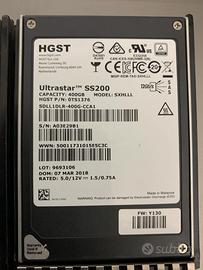 Lotto di 2 SSD SAS Ultrastar SS200 da 400 GB