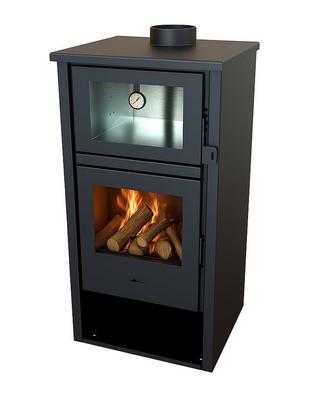 Stufa a legna con forno inox LUX 12 kW Nuova