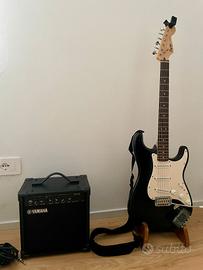 Chitarra Elettrica Fender Squier e amplificatore 