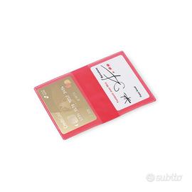 18 portatessere con 2 scomparti