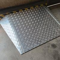 Pedana rampa in alluminio antiscivolo