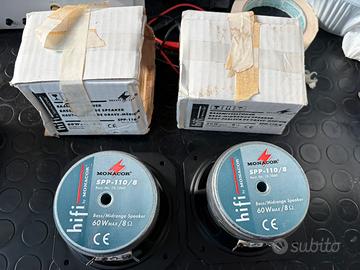 Woofer Monacor spp-110/8 nuovi