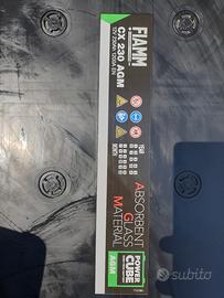 4 Batterie AGM FIAMM 230Ah 12V - Efficienza 100%