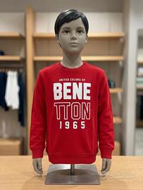 Felpa Benetton Rossa 7/8 Anni