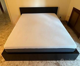 Letto IKEA MALM 160x200 + materasso Emma