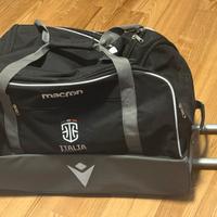 Trolley Nero Italia Basketball Macron 🇮🇹