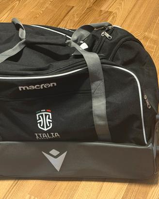 Trolley Nero Italia Basketball Macron 🇮🇹