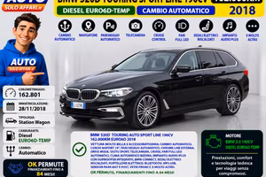 BMW 520 d TOURING SPORTLINE AUTO EURO6D CAMERA/NAV