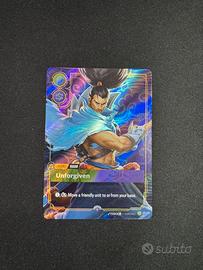 Yasuo (Unforgiven) OGN 259/258 Legend Promo Foil