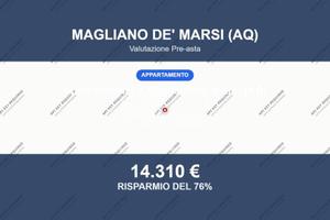 Immobile in asta di 86 m² a Magliano de' Marsi