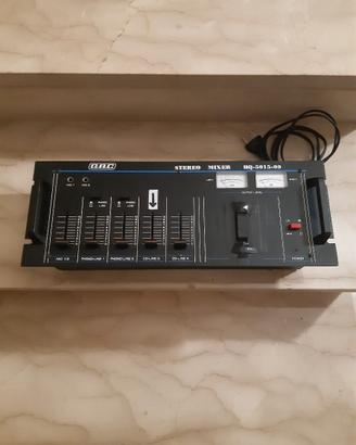 Mixer audio stereo vintage microfono dj marca gbc