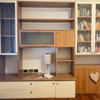 Mobile TV libreria in legno