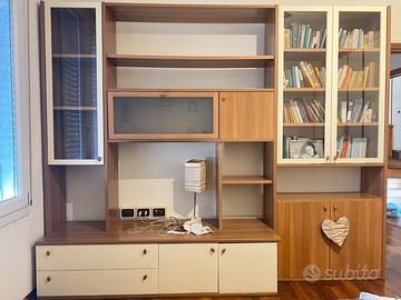 Mobile TV libreria in legno