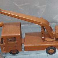 Camion  in legno anni' 70 43 cm