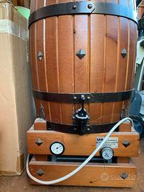Botticella refrigerata professionale inox- legno