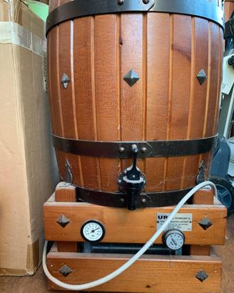 Botticella refrigerata professionale inox- legno